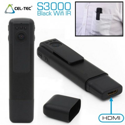 CEL-TEC S3000 - Black Wifi IR
